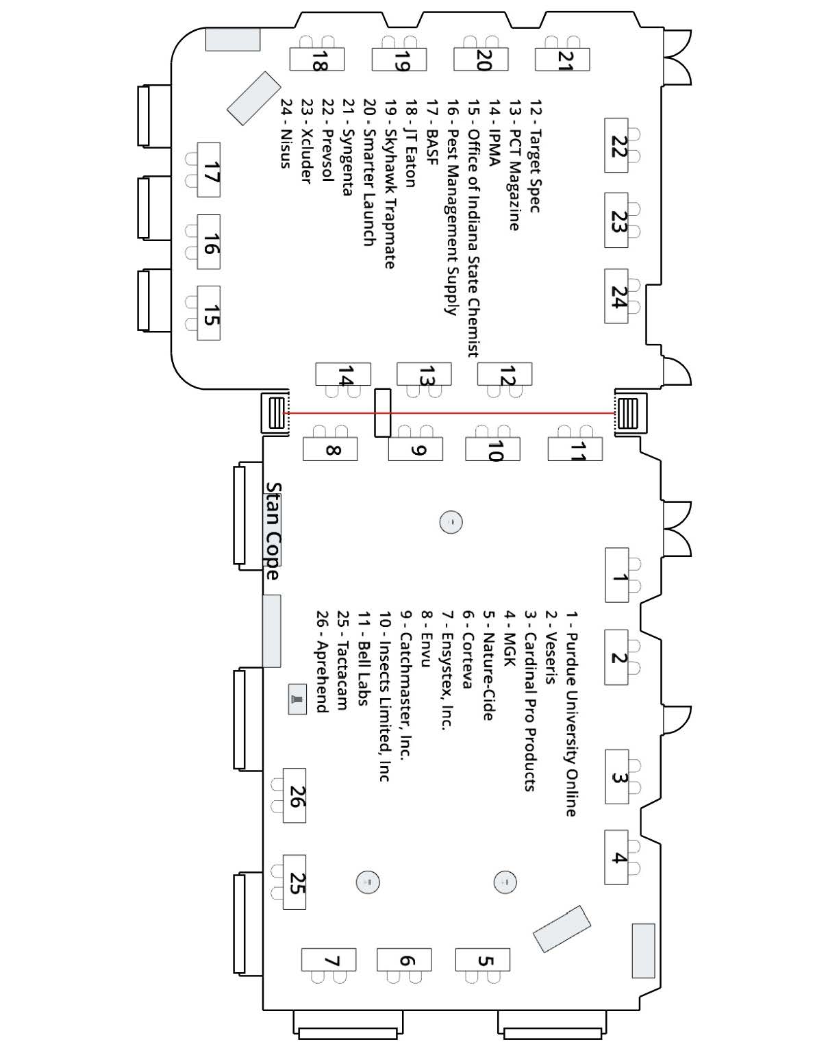 exhibit hall map